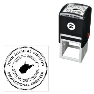 Professional Engineer West Virginia Self-inking Stamp