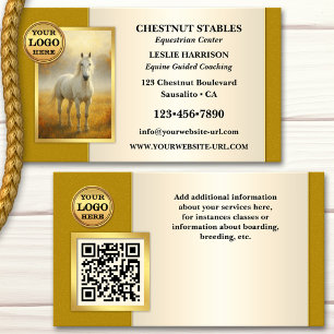 Professional Equine Photo Business Card