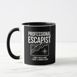 Professional Escapist Library Card Coffee Mug