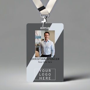 Professional Event ID Lanyard name tag photo Badge