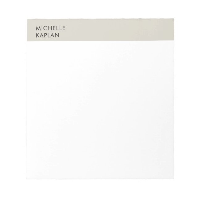Professional Exclusive Special Unique Notepad (Front)