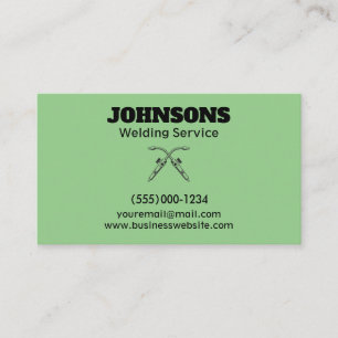 Professional Fabricator Welding Service Business Card