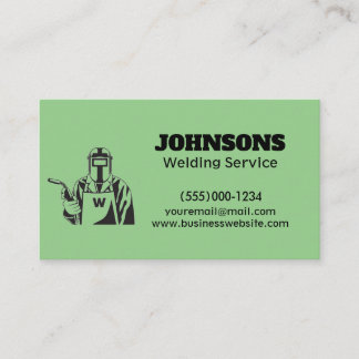 Professional Fabricator Welding Service Business Card