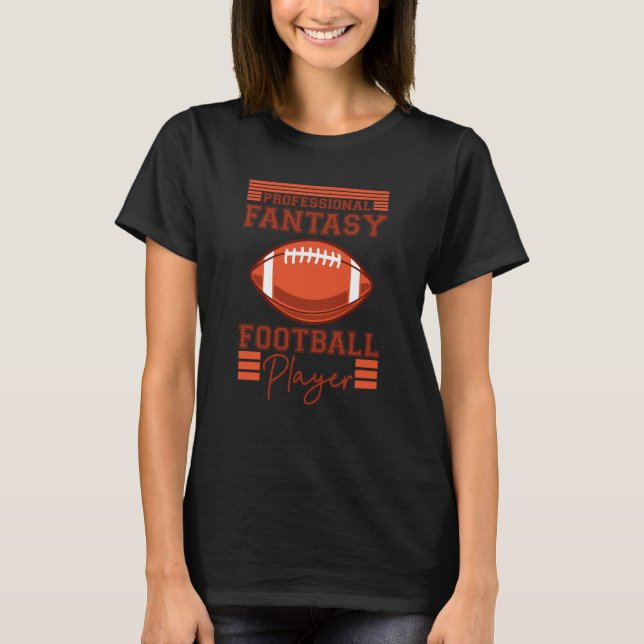 Professional Fantasy Football Player Costume  5 T-Shirt (Front)