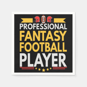 Professional Fantasy Football Player Lovers Gift Napkin