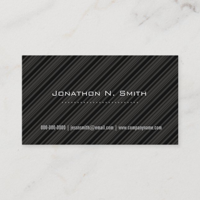 Professional fashion business cards (Front)