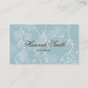 Professional faux glamourous modern elegant plain business card
