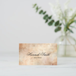 Professional faux glamourous modern elegant plain business card