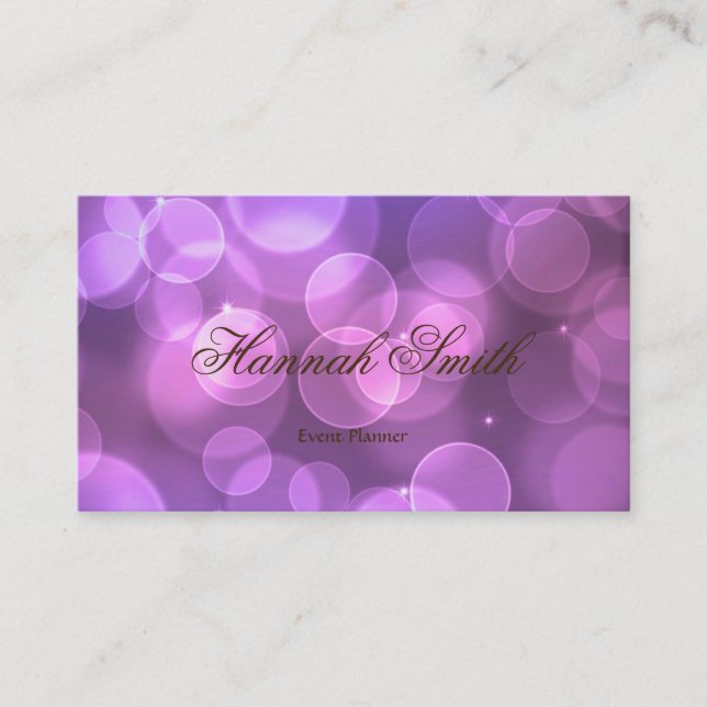 Professional faux glamourous modern elegant plain business card (Front)