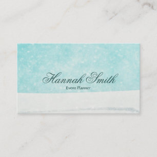 Professional faux glamourous modern elegant plain business card