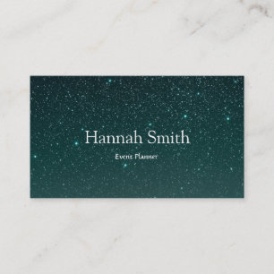 Professional faux glamourous modern elegant plain business card