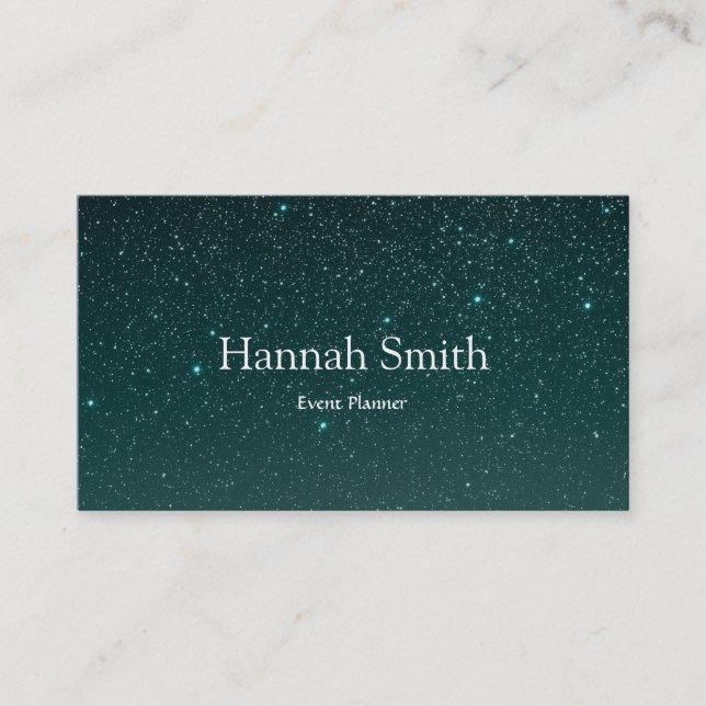 Professional faux glamourous modern elegant plain  business card (Front)