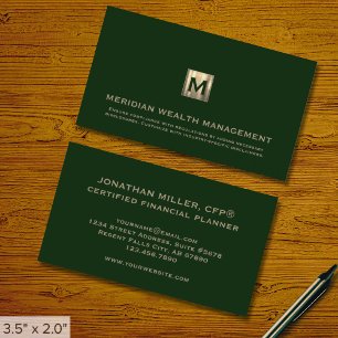 Professional Financial Services Business Card