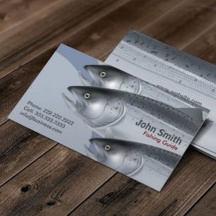 Professional Fishing Guide Service Business Card