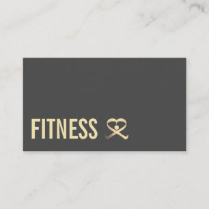 Professional fitness  personal trainer logo business card