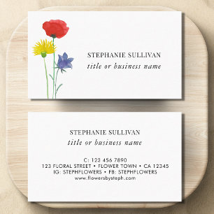 Professional Floral Business Card