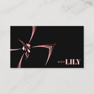 Professional Floral Minimalist Business Card