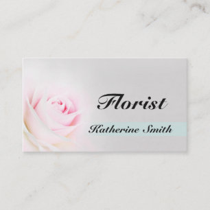 Professional Florist Flower Business Card