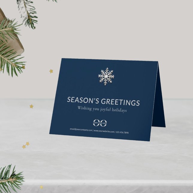 Professional Folded Corporate Holiday Card (Creator Uploaded)