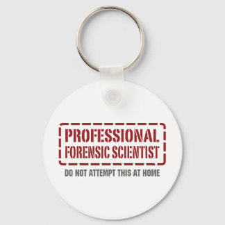 Professional Forensic Scientist Key Ring