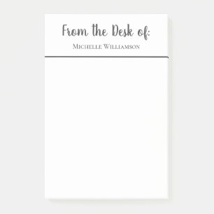 Professional From the Desk of Personalised  Post-it Notes