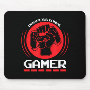 Professional Gamer Funny Gaming Quotes Gift For Pl Mouse Pad