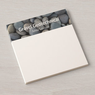 Professional Geologic Consulting Gravel Post-it Notes