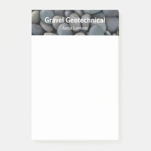 Professional Geologic Consulting Gravel Post-it Notes