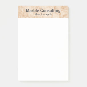 Professional Geologic Consulting Marble Post-it Notes