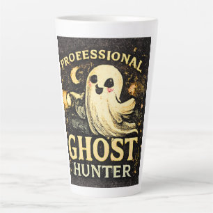 Professional Ghost Hunter Funny Halloween  Latte Mug