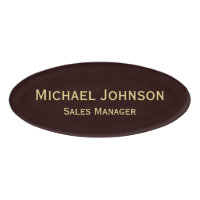 Professional Gold Brown Office Business Magnetic