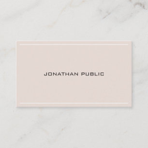 Professional Gothic Font Cool Sophisticated Simple Business Card