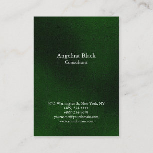 Professional Green Colour Background Unique Business Card