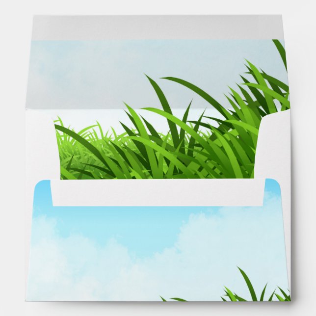 Professional  Green Lawn Care & Landscaping Envelope (Back (Bottom))
