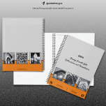 Professional Grey, Black & Orange Collage Business Planner<br><div class="desc">Modern Professional Grey, Black & Orange Collage Business Planner Template - is a sleek addition to the Grey Business Card Designs & Marketing Items Collection. Designed for the modern entrepreneur, this planner is perfect for showcasing your services and connecting with your audience. ● Features: ● Front Cover: ● Year &...</div>