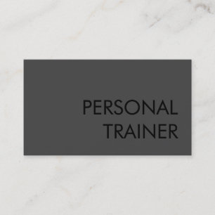Professional Grey Fitness Sport Business Card