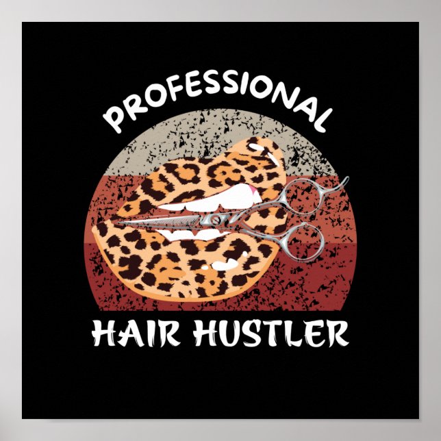 PROFESSIONAL  HAIR HUSTER POSTER (Front)