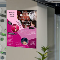 Professional Hair Salon Services Add Photos Pink