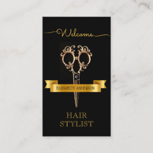 Professional Hair Stylist Beauty Salon  Business Card