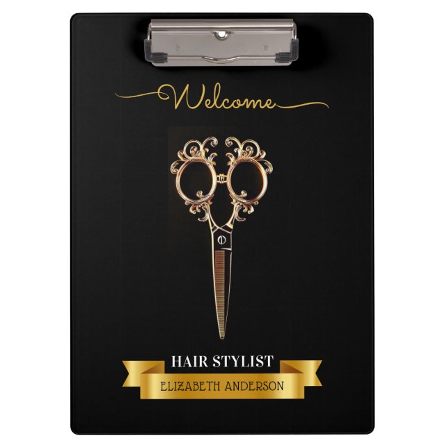 Professional Hair Stylist Beauty Salon        Clipboard (Front)