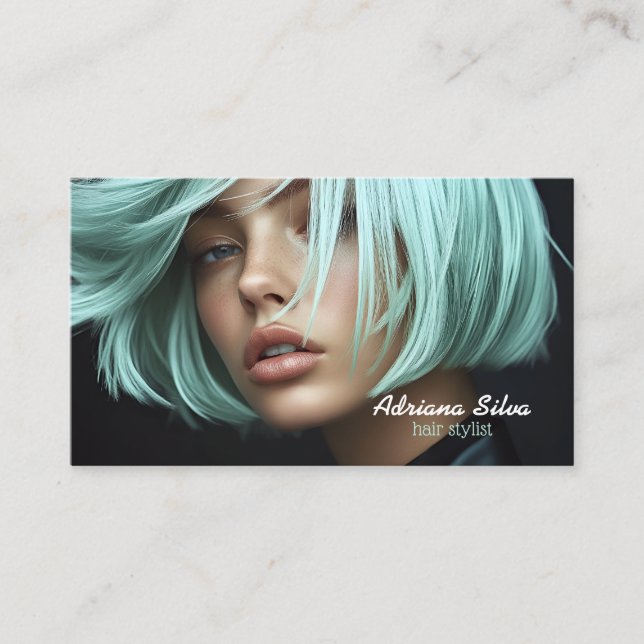 Professional Hairdresser  stylist Business Cards (Front)