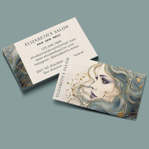 Professional Hairstylist Beauty Salon  Business Card