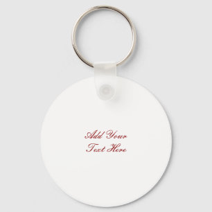 Professional handwriting add text modern key ring