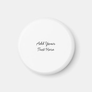 Professional handwriting add text modern magnet