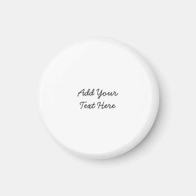 Professional handwriting add text modern magnet (Front)