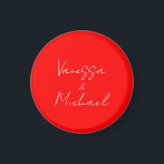 Professional handwriting name custom wedding magnet<br><div class="desc">Plain Minimalist Modern Designs. They're all simple,  modern,  attractive.</div>