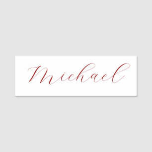 Professional handwriting name minimalist modern tag