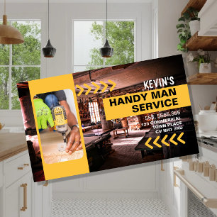 Professional Handyman Business Card Template