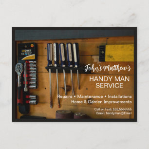 Professional Handyman Business Card Template