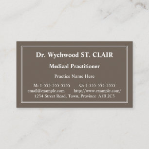 Professional Healthcare Professional Business Card